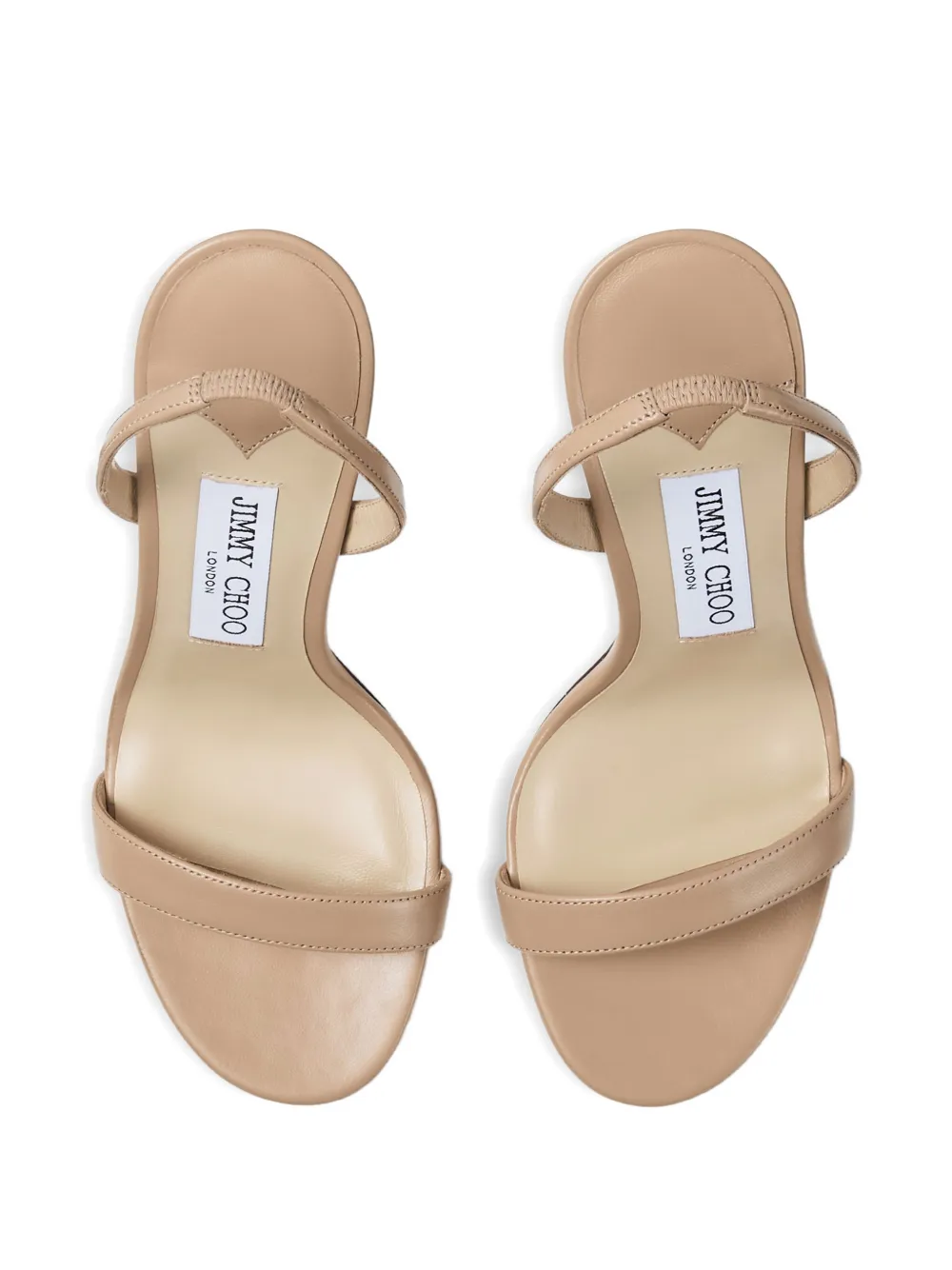Jimmy Choo Jenn 100 sandalen met bandje Beige