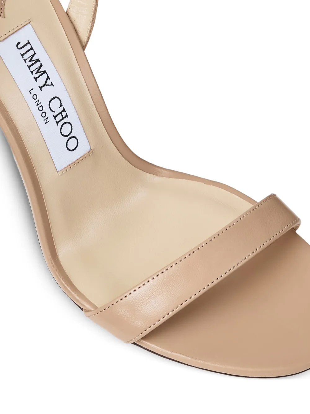Jimmy Choo Jenn 100 sandalen met bandje Beige