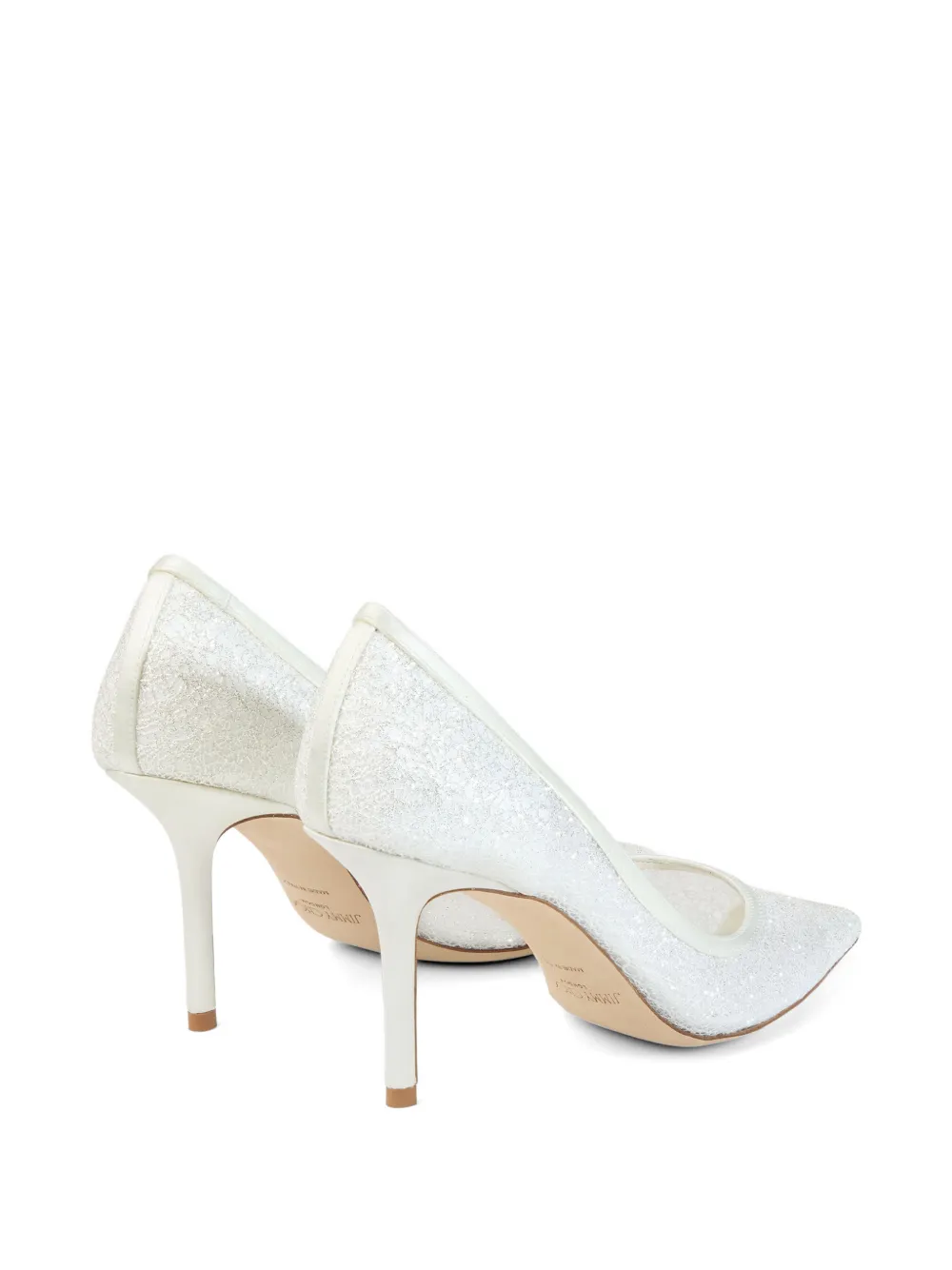 Jimmy Choo Love 85 pumps met puntige neus Beige