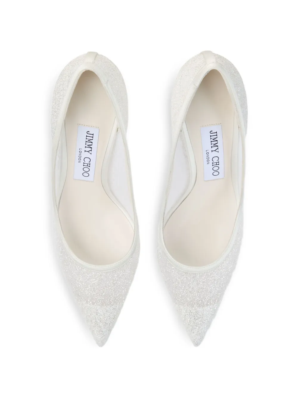 Jimmy Choo Love 85 pumps met puntige neus Beige