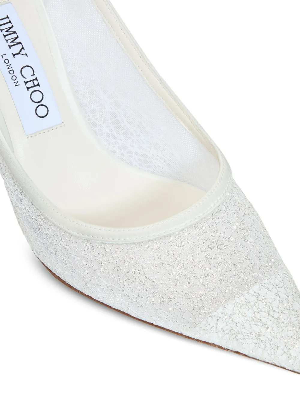 Jimmy Choo Love 85 pumps met puntige neus Beige