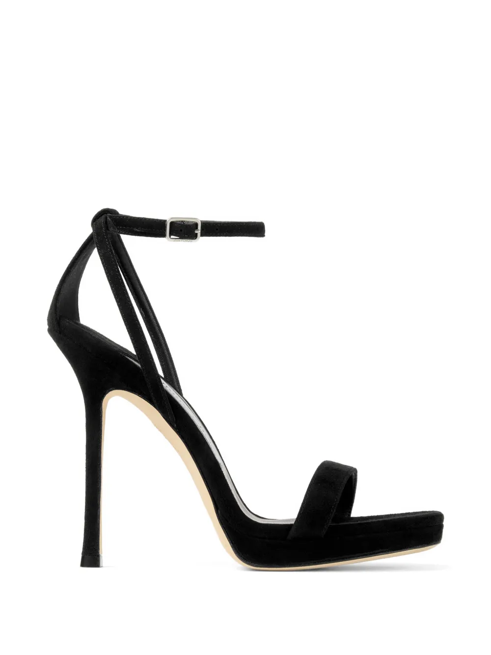 Jimmy Choo Moza Sandalen mit Knöchelriemen - Schwarz