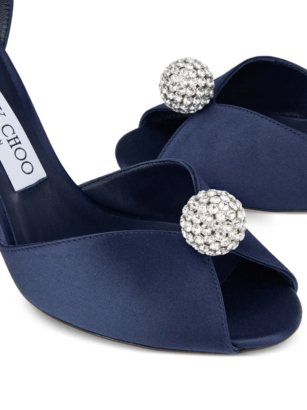 Jimmy Choo Sacora sandalen verfraaid met kristallen Blauw