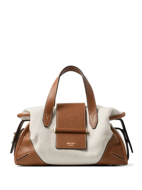 Jimmy Choo tote Bar con ribete de piel