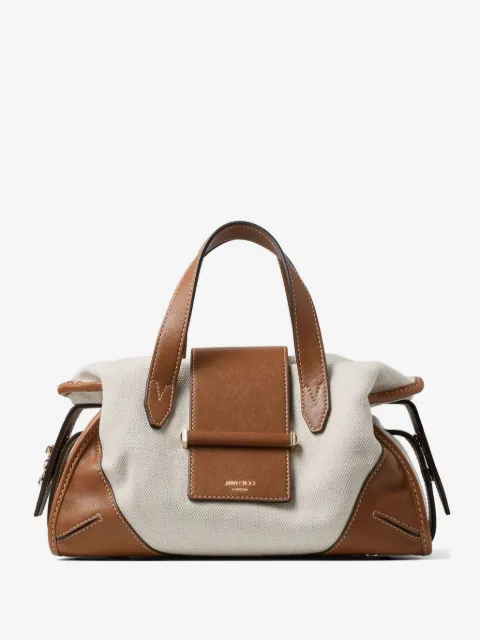 Jimmy Choo tote Bar con ribete de piel