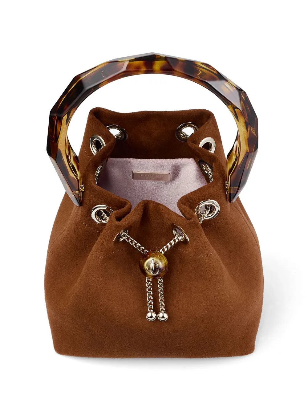 Jimmy Choo Bon bucket-tas Bruin