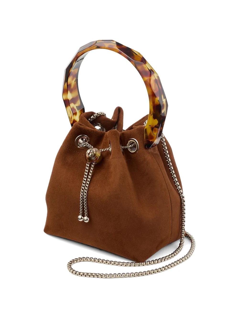 Jimmy Choo Bon bucket-tas Bruin