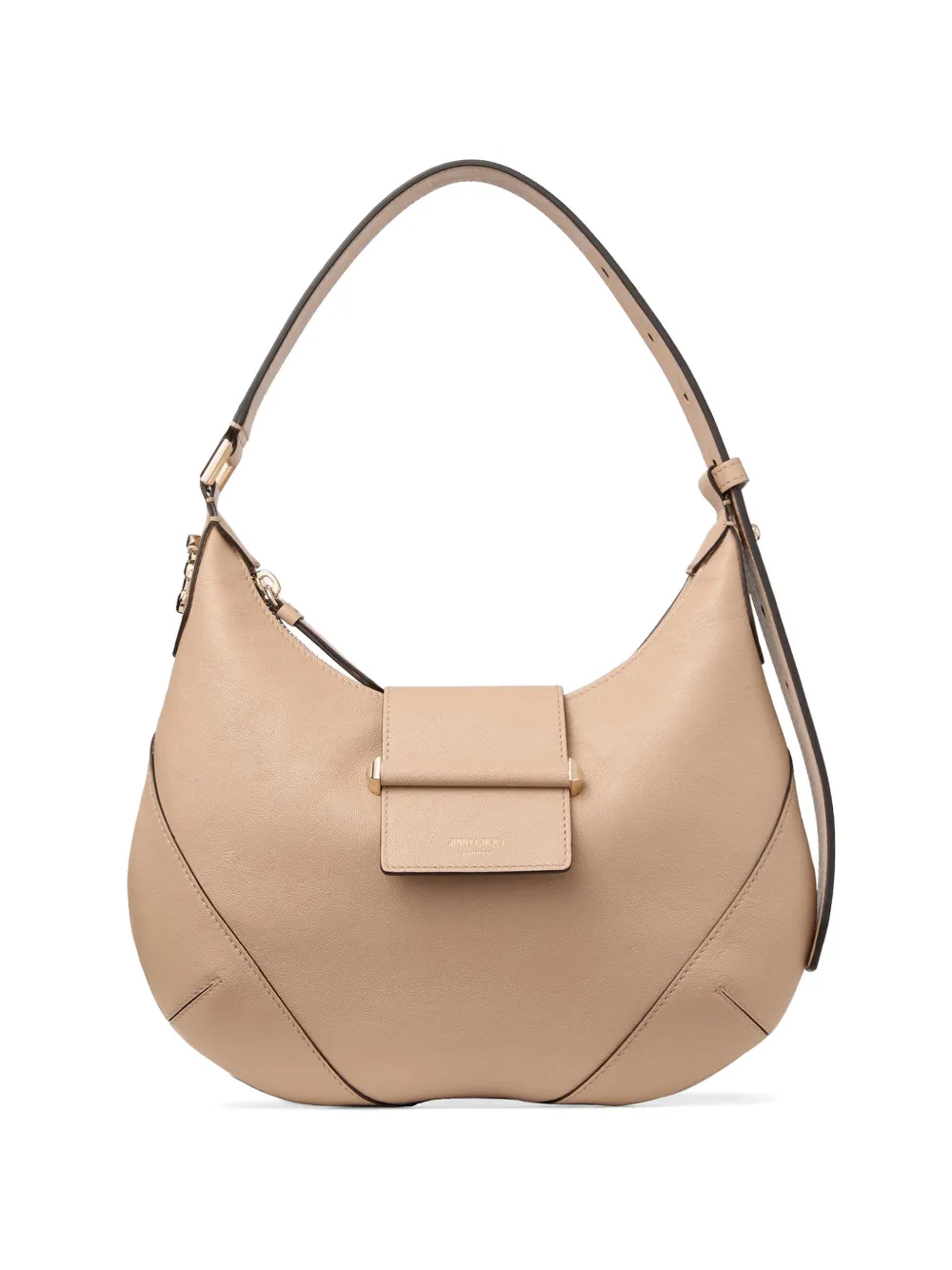 Jimmy Choo small Bar Hobo shoulder bag - Toni neutri