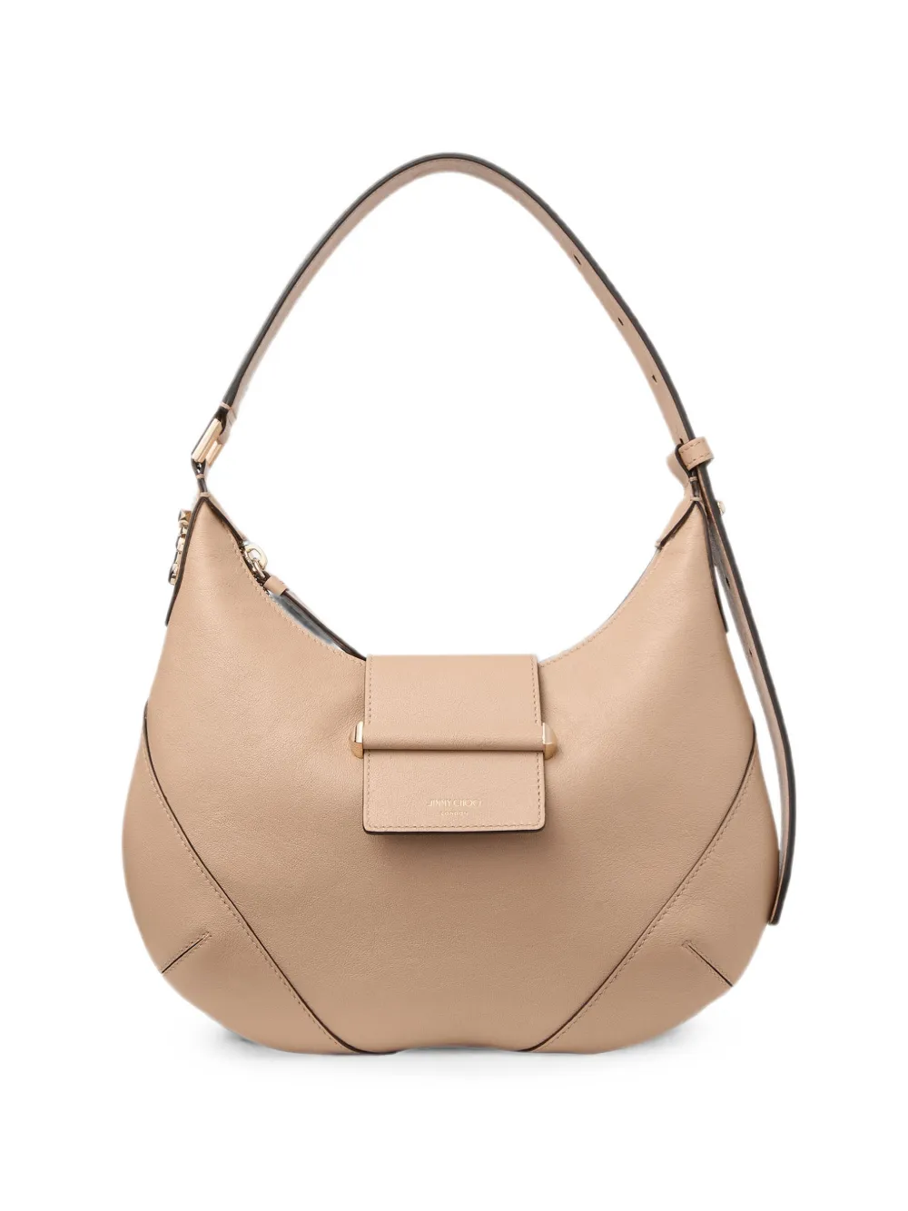 Jimmy Choo small Bar Hobo shoulder bag - Toni neutri
