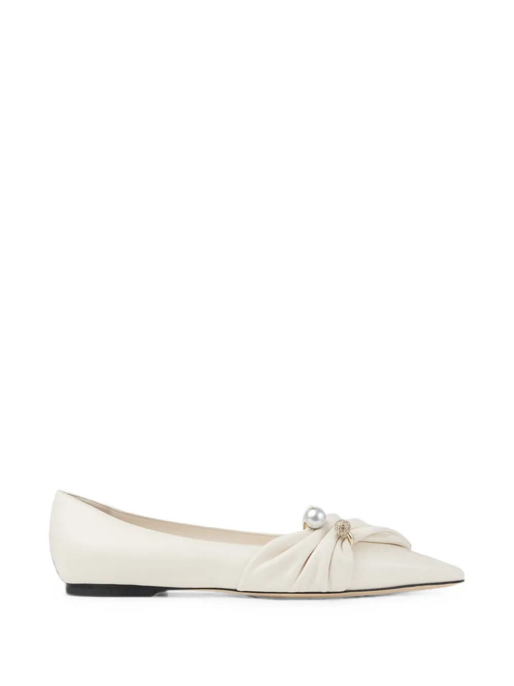 Jimmy Choo Ballerine Rafi con decorazione - Toni neutri
