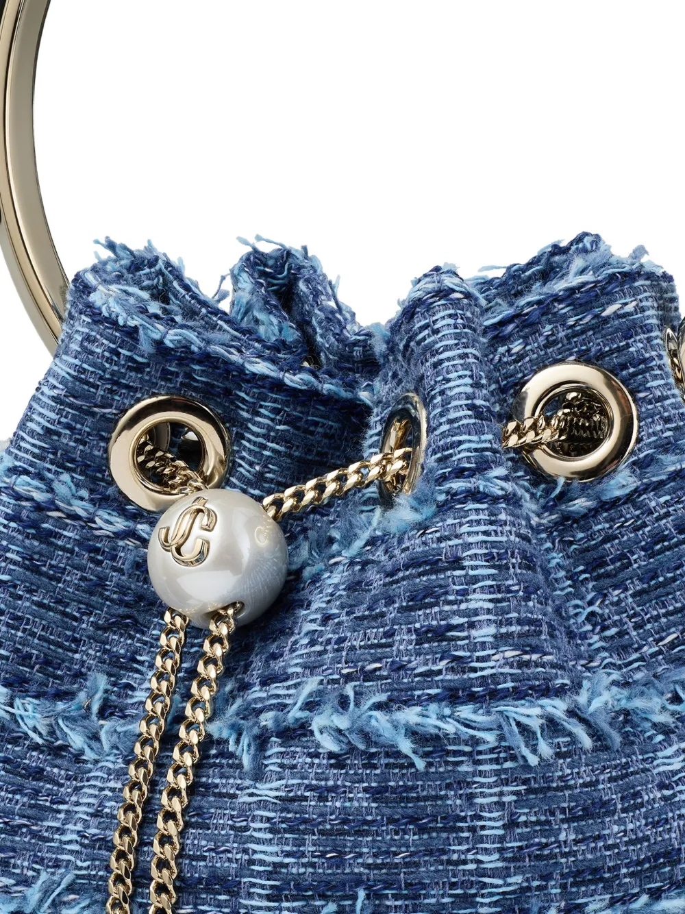 Jimmy Choo Bon bucket-tas Blauw
