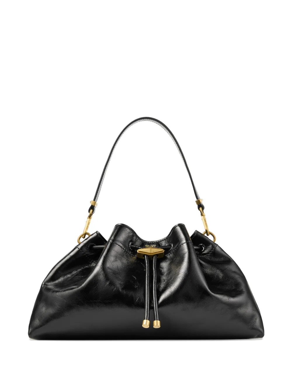 Jimmy Choo Cinch drawstring medium shoulder bag - Nero