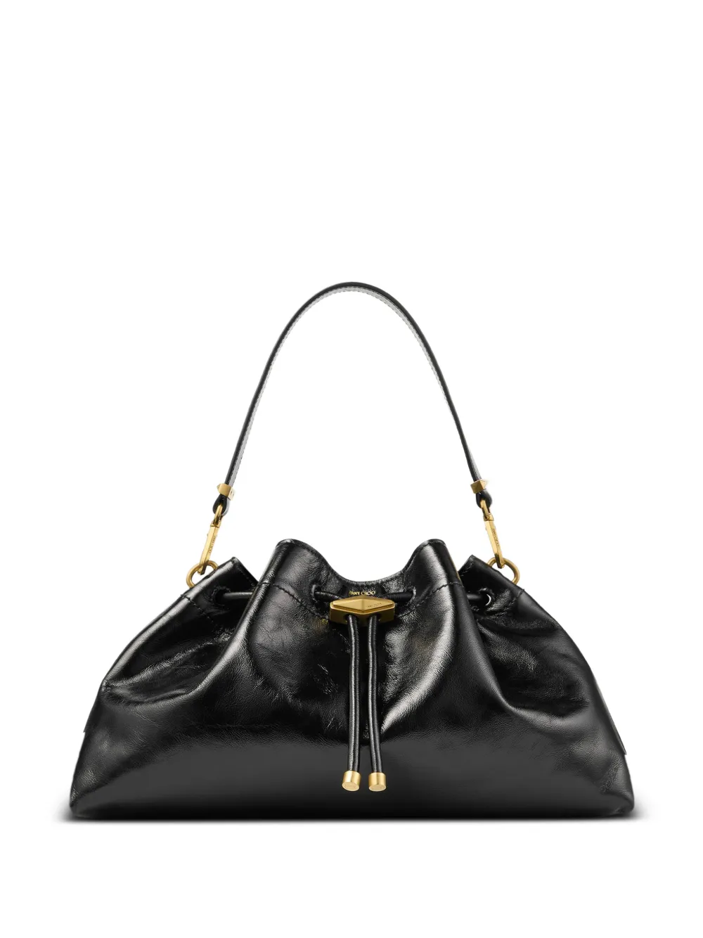 Jimmy Choo Cinch drawstring medium shoulder bag - Schwarz