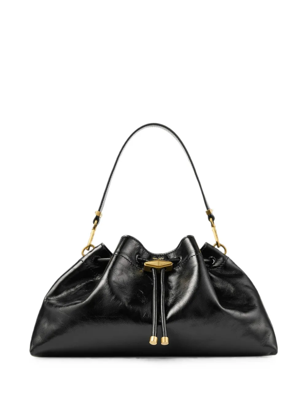Jimmy Choo Cinch drawstring medium shoulder bag - Nero