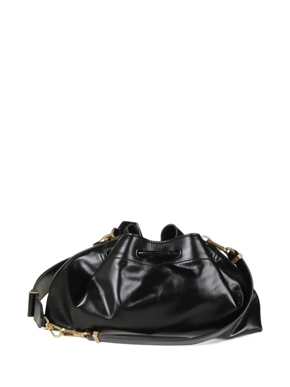 Jimmy Choo Cinch drawstring medium shoulder bag - Schwarz