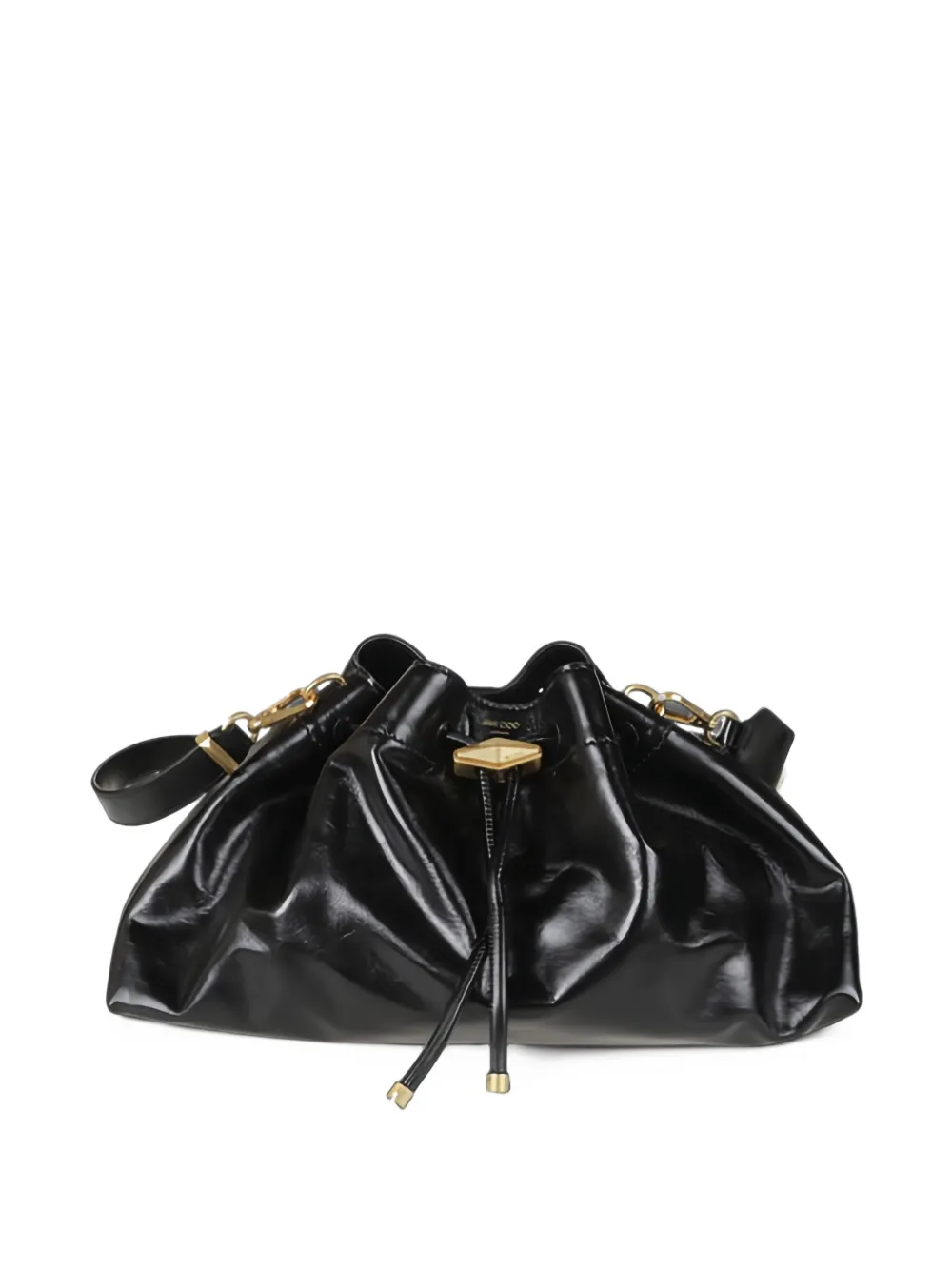 Jimmy Choo Cinch drawstring medium shoulder bag - Nero