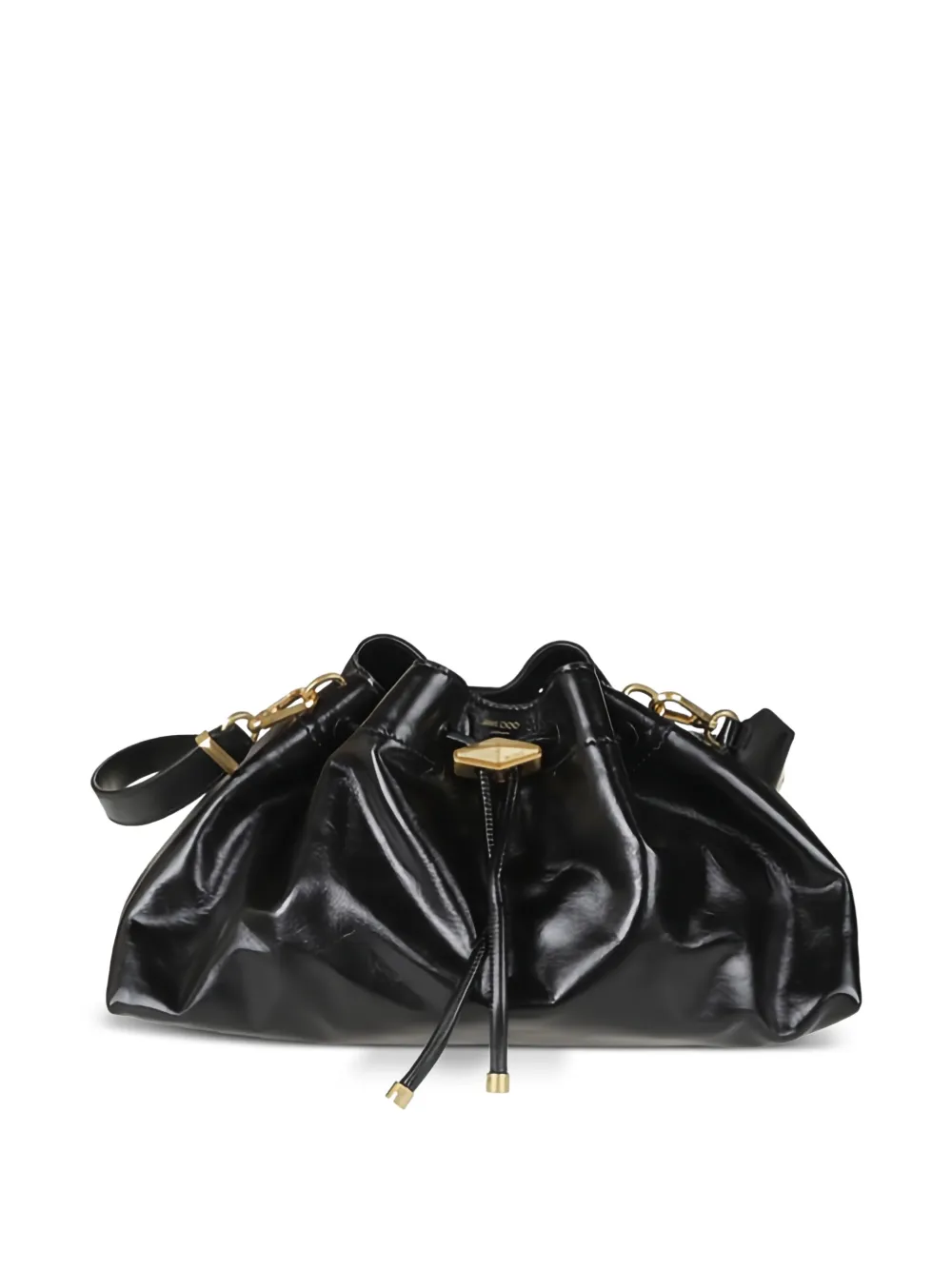 Jimmy Choo Cinch drawstring medium shoulder bag - Nero