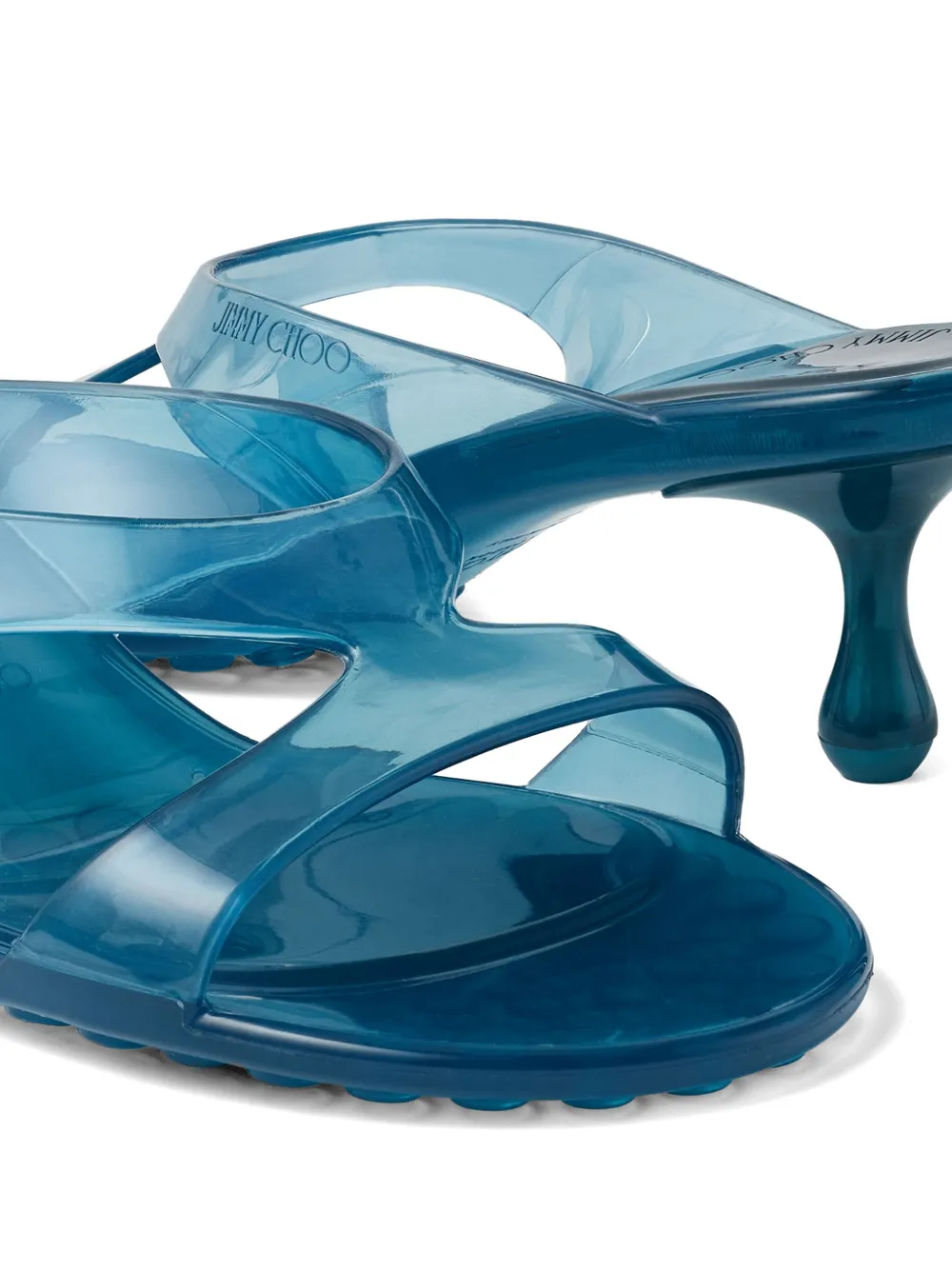 Jimmy Choo Jelly Drop muiltjes Blauw
