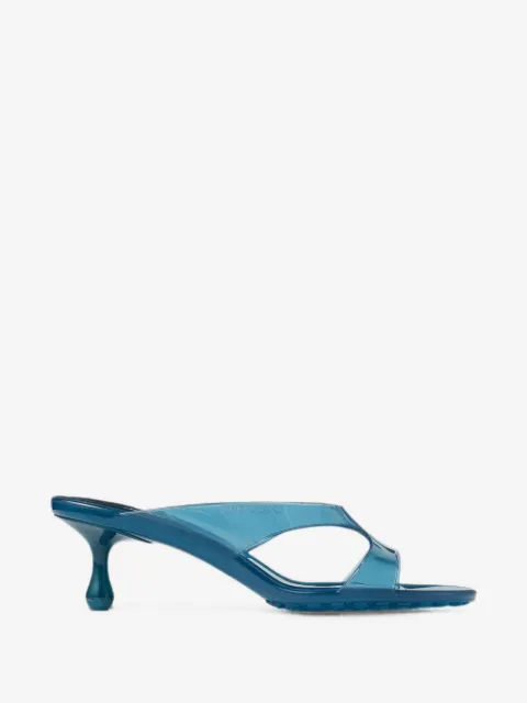 Jimmy Choo sandales Jelly Drop 50 light lagoon jelly