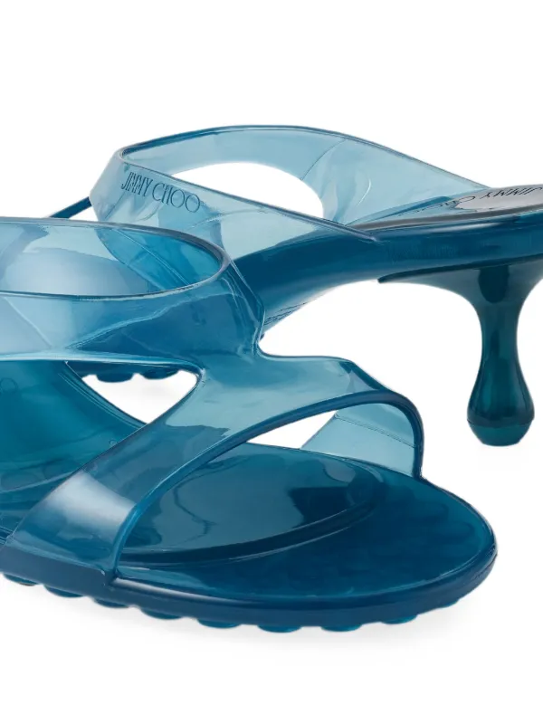 Jimmy Choo Jelly Drop 50 サンダル | ブルー | FARFETCH JP