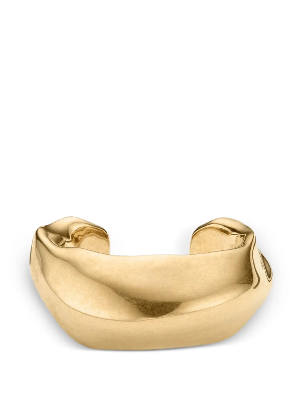 Jimmy Choo textured cuff bracelet - Gold