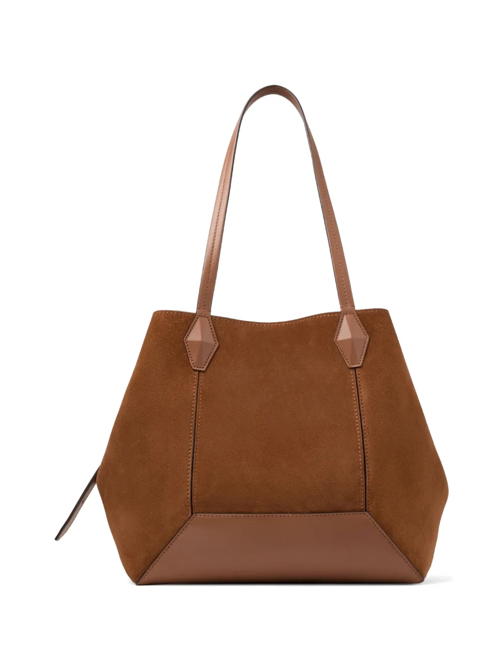 Jimmy Choo Medium Diamond suède shopper Bruin