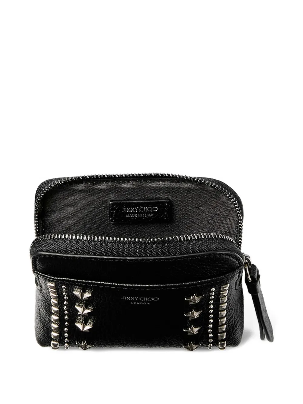 Jimmy Choo Compact Zip カードケース | ブラック | FARFETCH JP