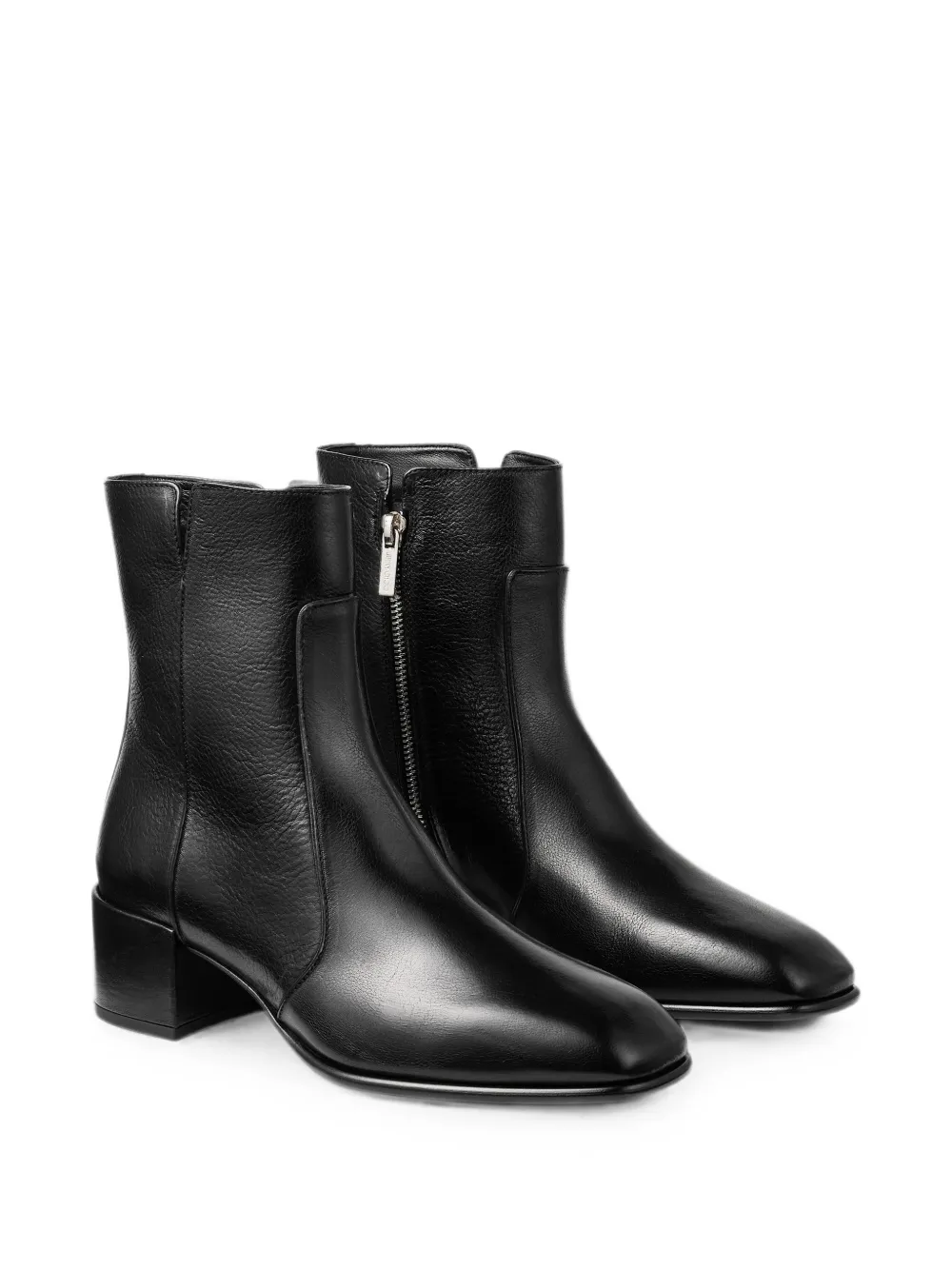 Jimmy Choo Eliot 45 black leather ankle boots Zwart