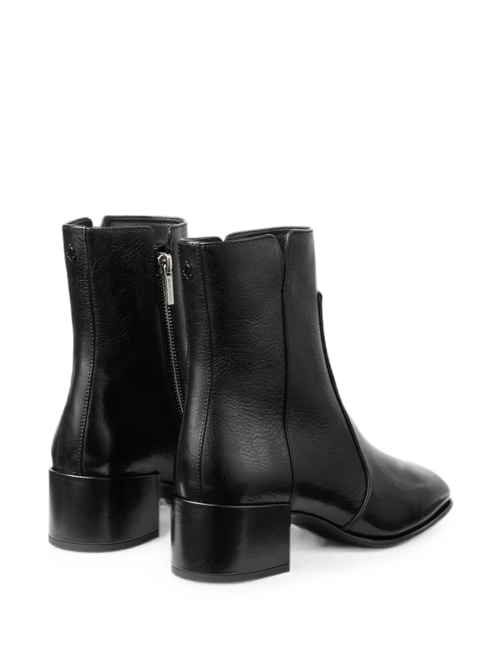 Jimmy Choo Eliot 45 black leather ankle boots Zwart