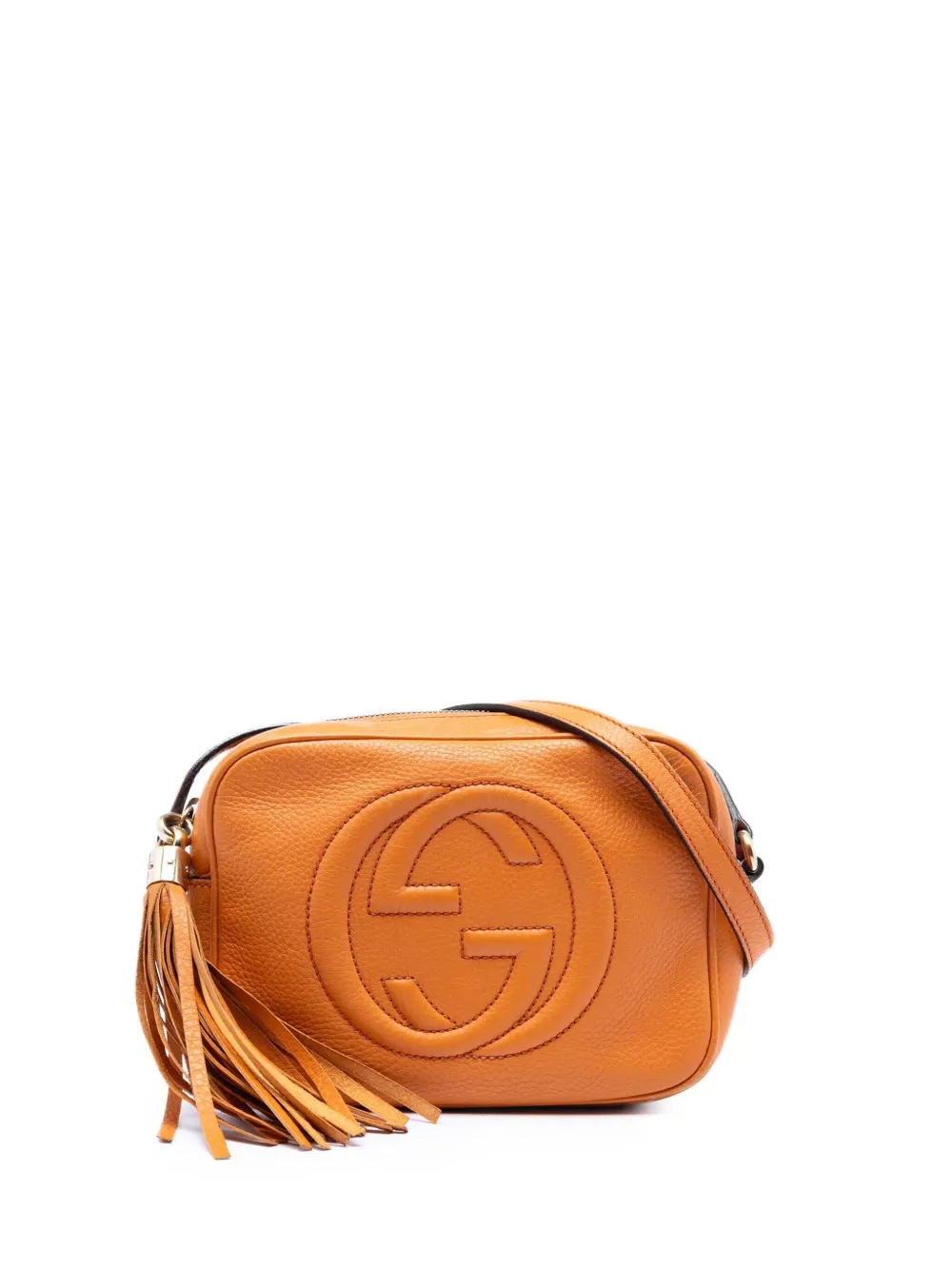 Gucci Pre-Owned 2016-2026 Leather Soho Disco crossbody bag - Arancione