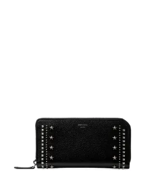 Jimmy Choo Lawrence スタースタッズ 財布 | ブラック | FARFETCH JP