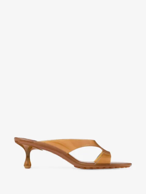 Jimmy Choo Jelly Drop 50 amber jelly sandals