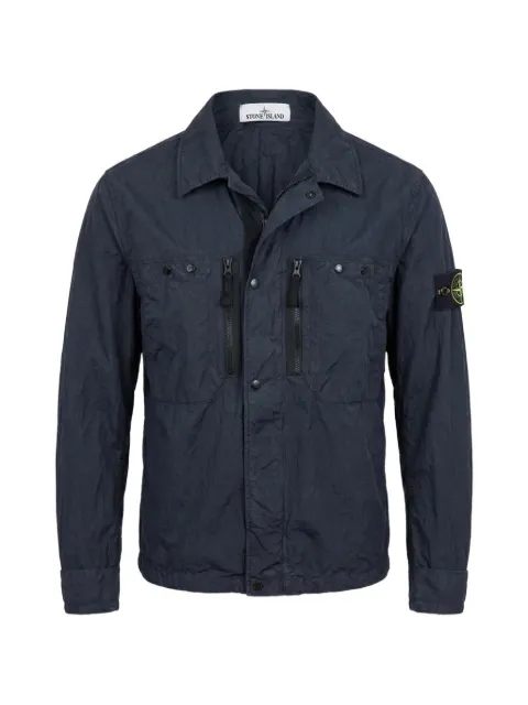 Stone Island zip-up shirt