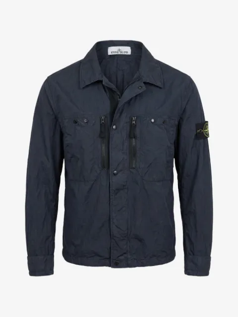 Stone Island zip-up shirt