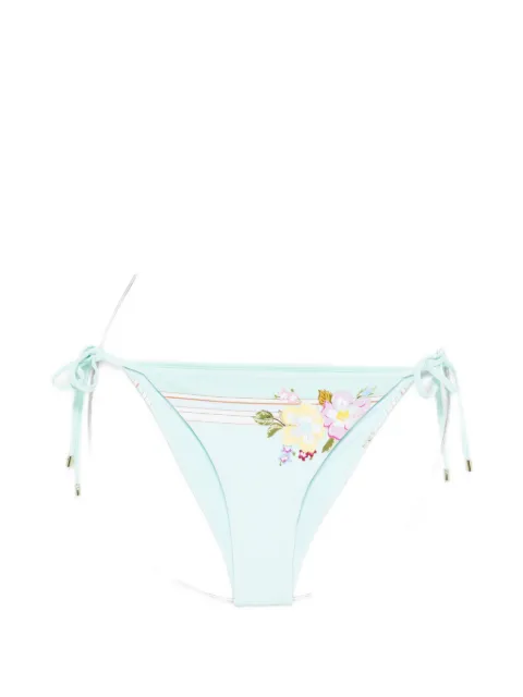 Self-Portrait floral string bikini bottoms