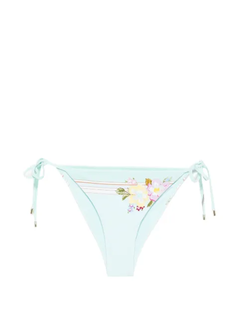 Self-Portrait floral string bikini bottoms