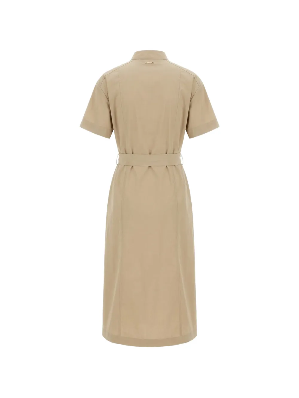 TWINSET Jurk met knopen en ceintuur Beige