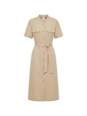 TWINSET Belted zip-up Midi Dress | Neutrals | FARFETCH TWINSET Belted zip-up Midi Dress | Neutrals | FARFETCH