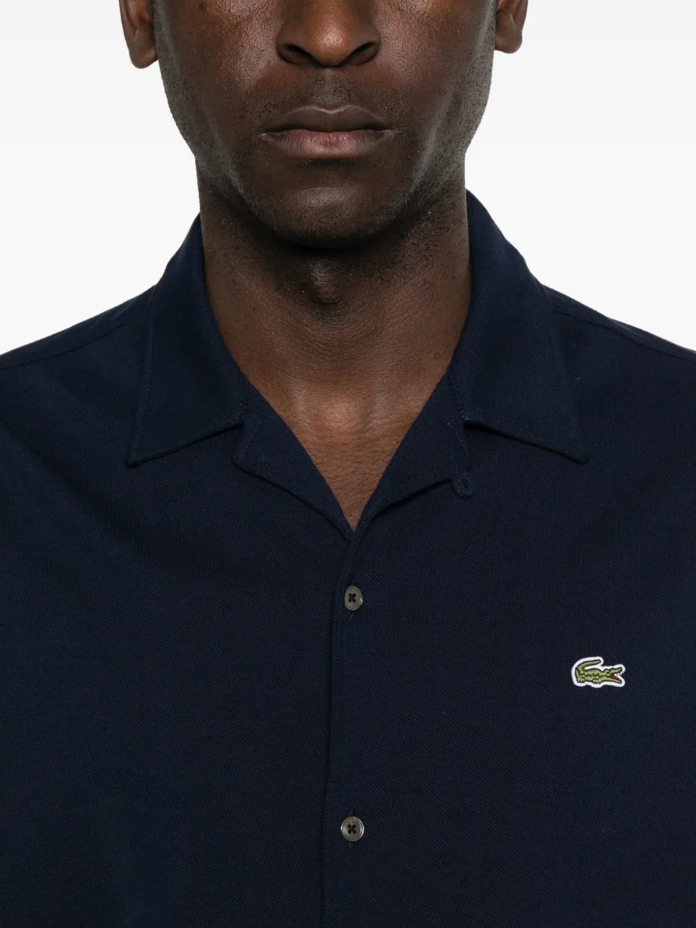 Lacoste Overhemd Blauw