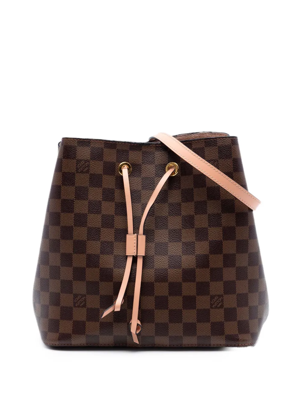 Louis Vuitton Pre-Owned 2019 Damier Ebene NeoNoe MM bucket bag - Marrone
