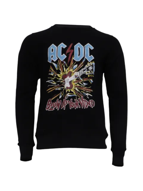 Gucci Pre-Owned AC-DC printed cotton sweatshirt