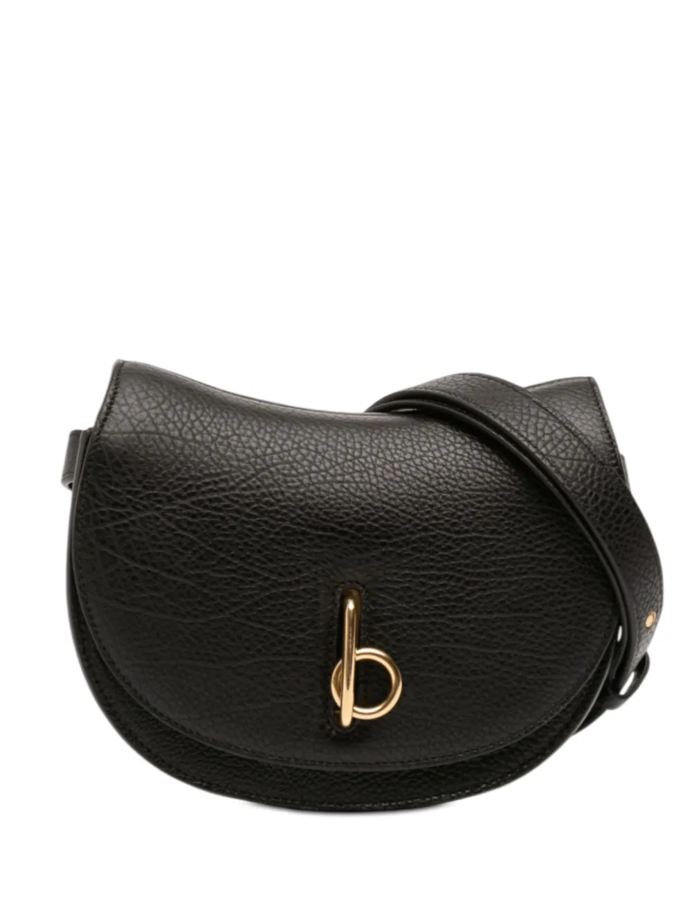 Burberry Pre-Owned 2023-2025 Mini Grained Calfskin Rocking Horse crossbody bag - Nero