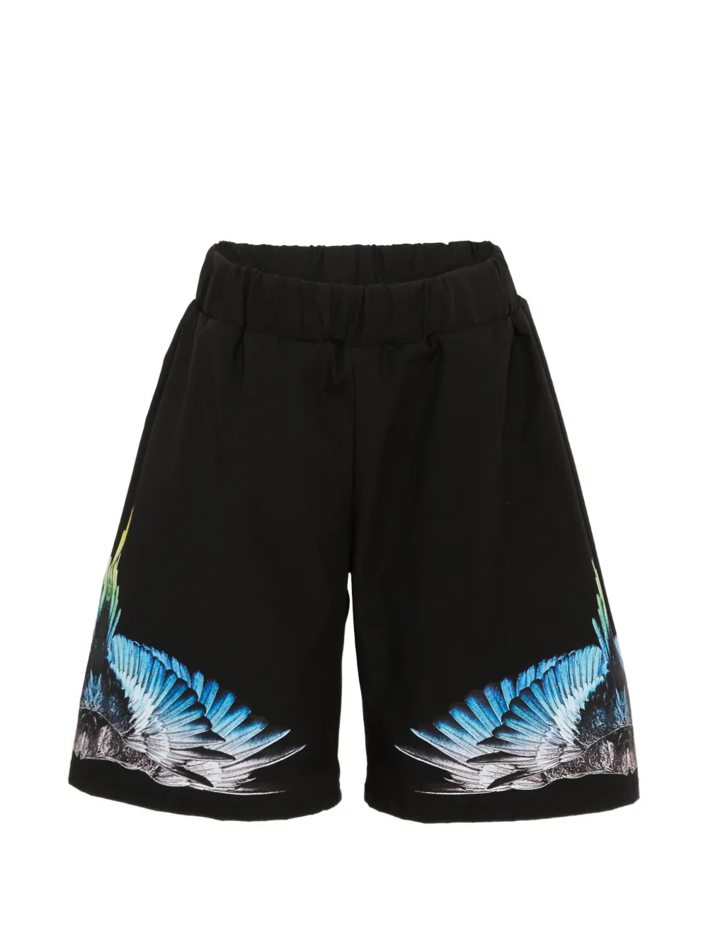 COUNTY OF MILAN wing print shorts - Nero
