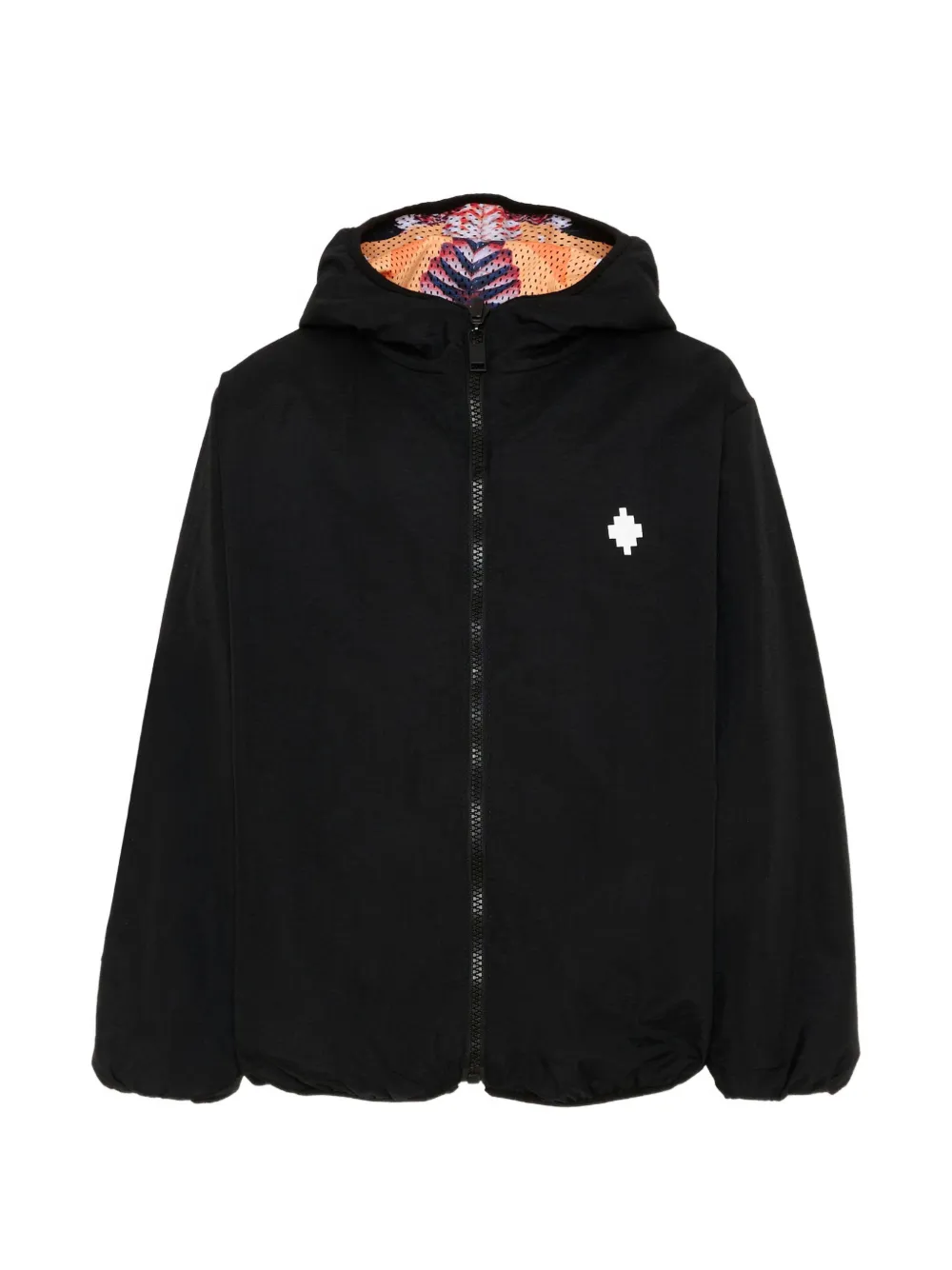COUNTY OF MILAN hooded graphic jacket - Nero