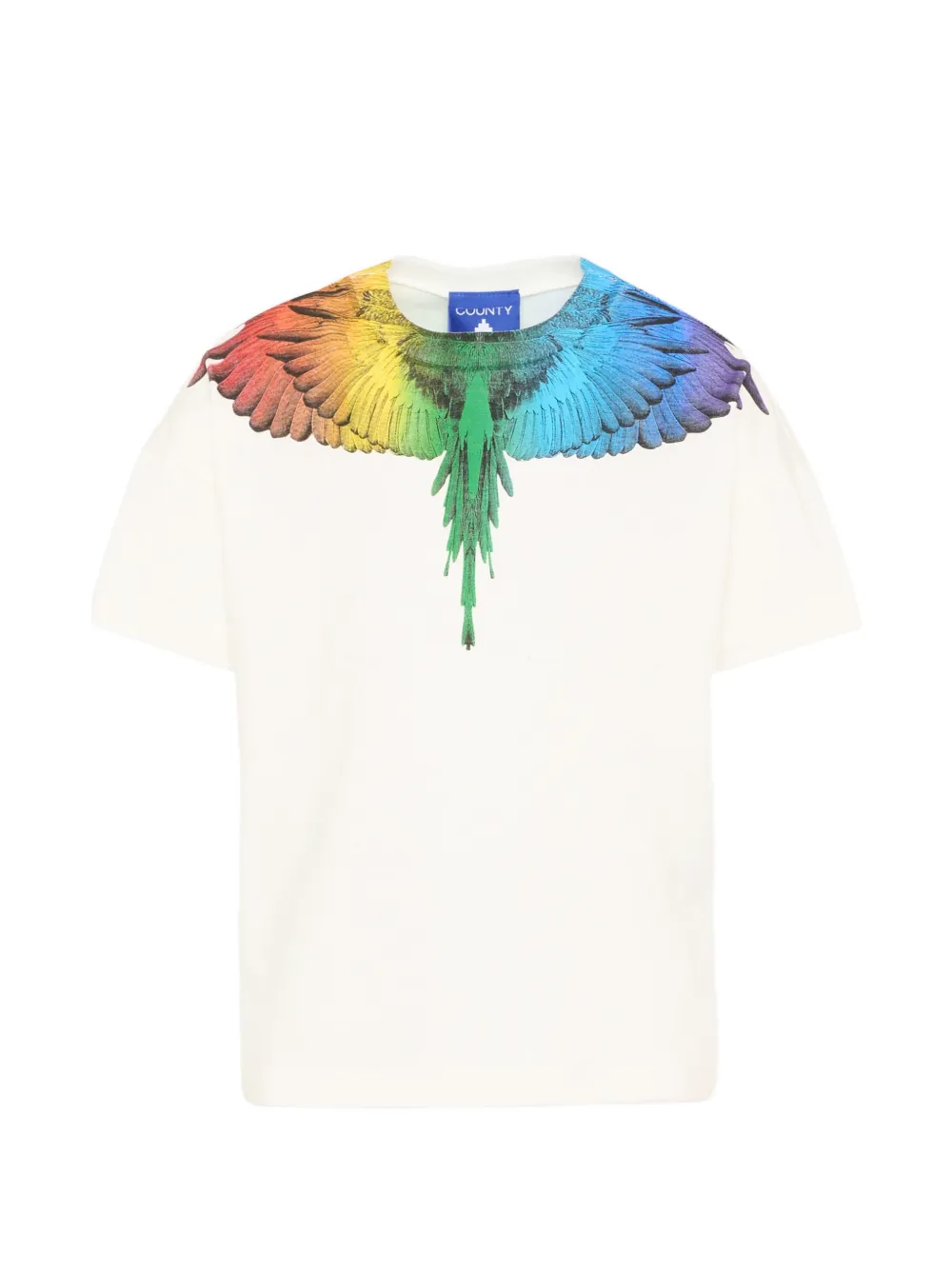 COUNTY OF MILAN printed short-sleeved T-shirt - Toni neutri