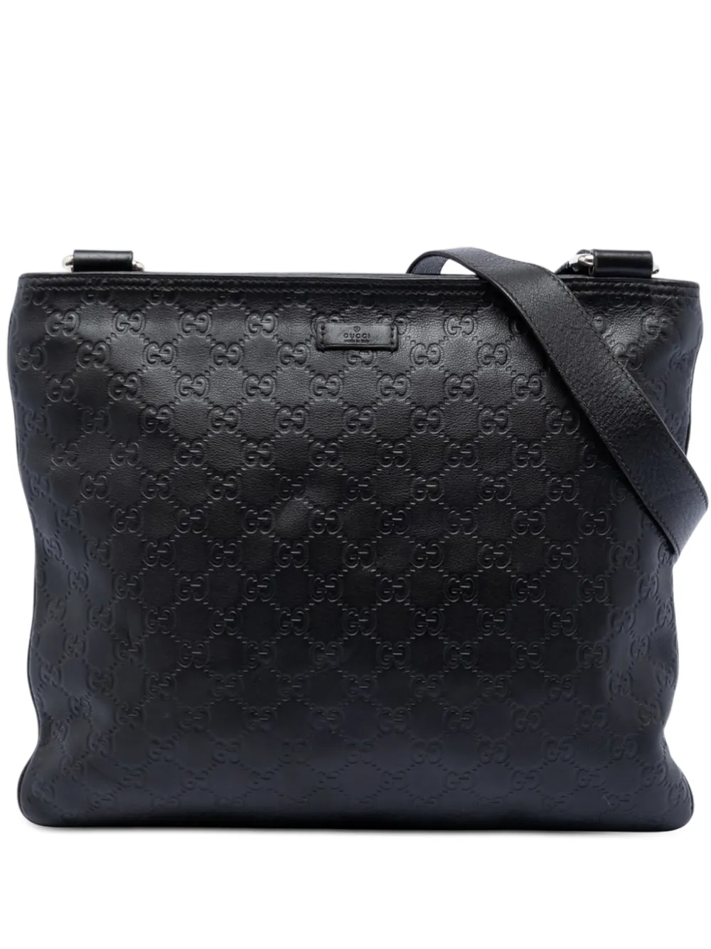 Gucci Pre-Owned 2016-2025 Guccissima crossbody bag - Nero