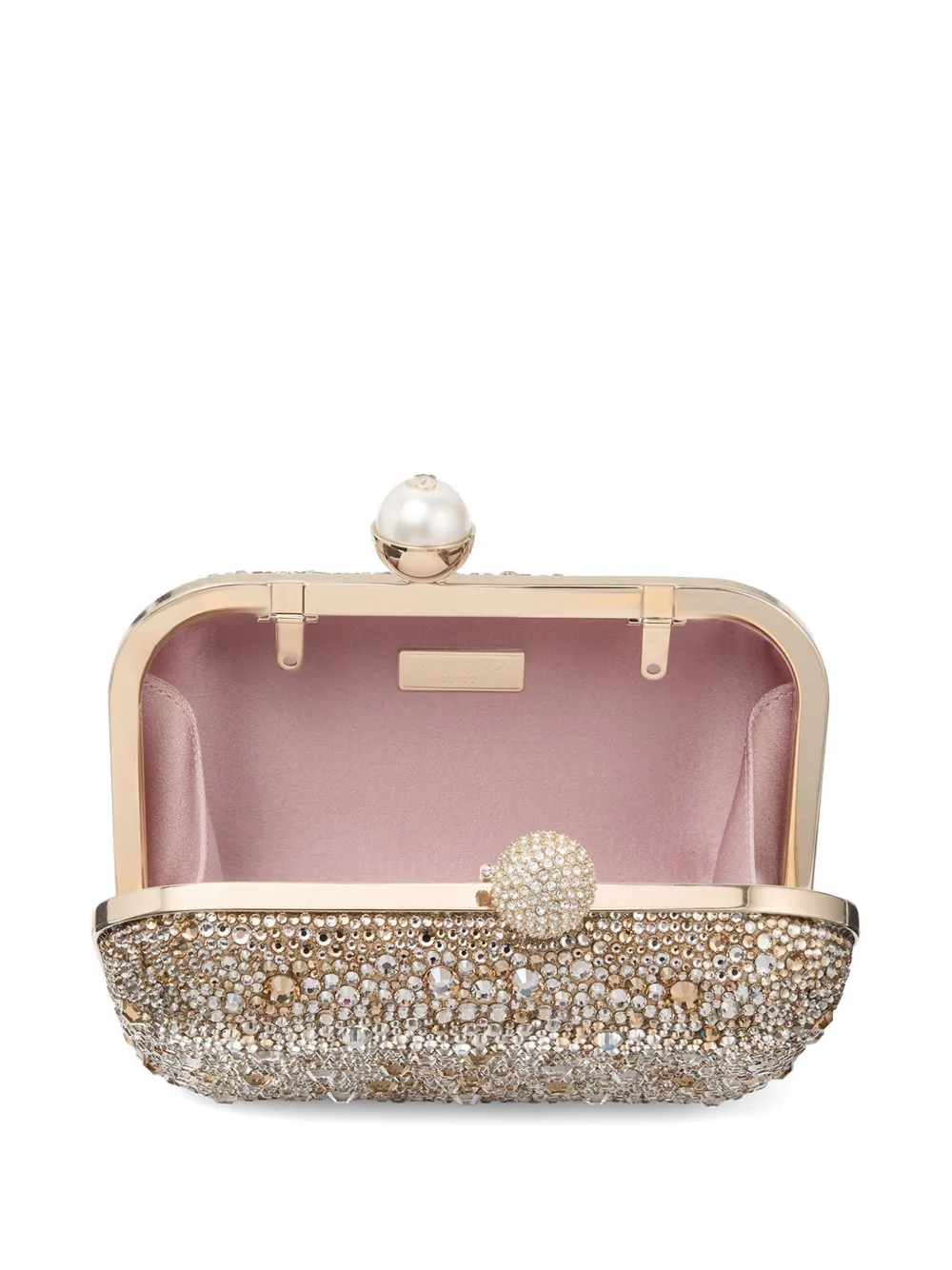 Jimmy Choo Cloud clutch verfraaid met kristallen Goud