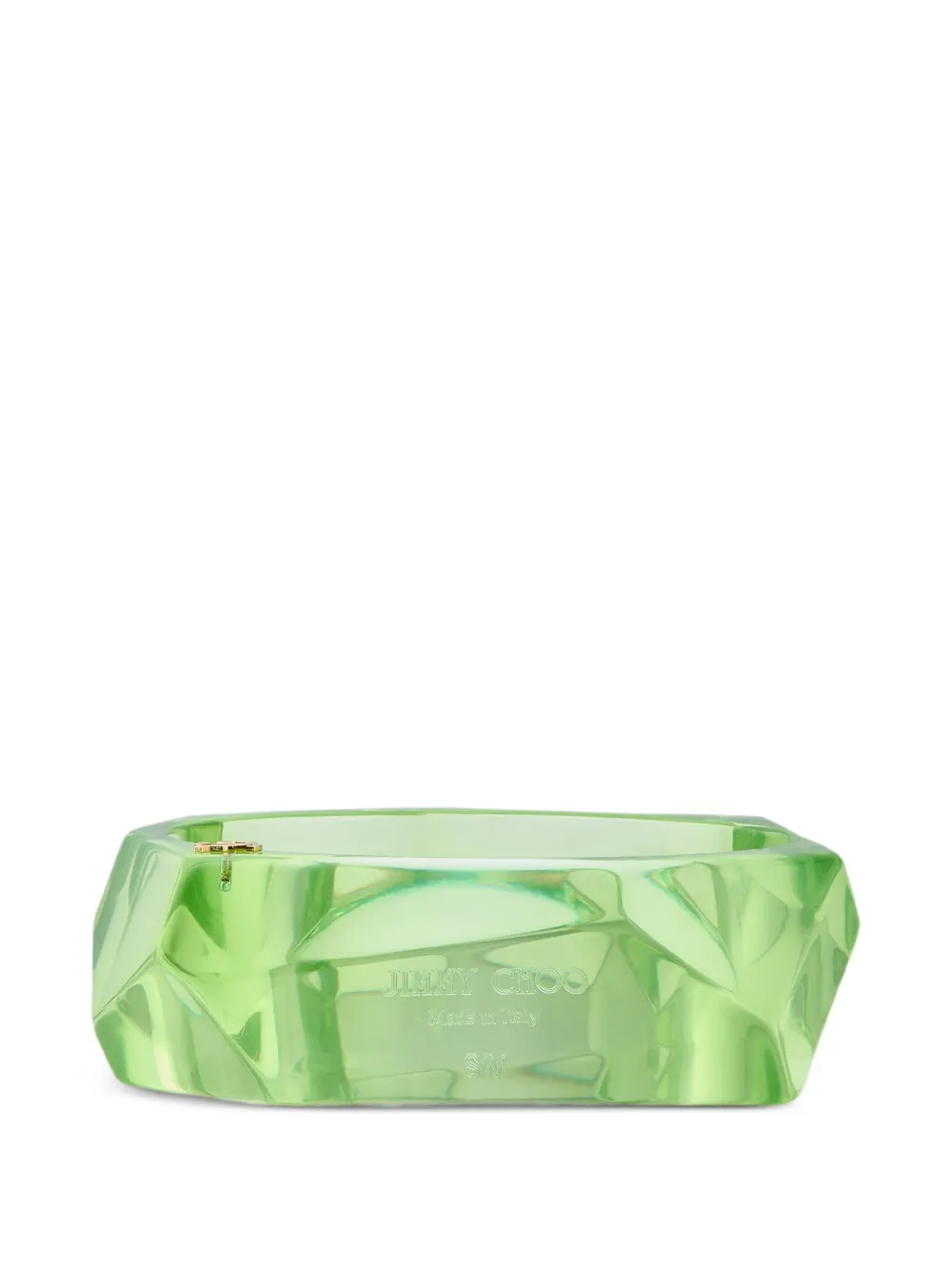  Jimmy Choo Pulsera Faceted - Verde 