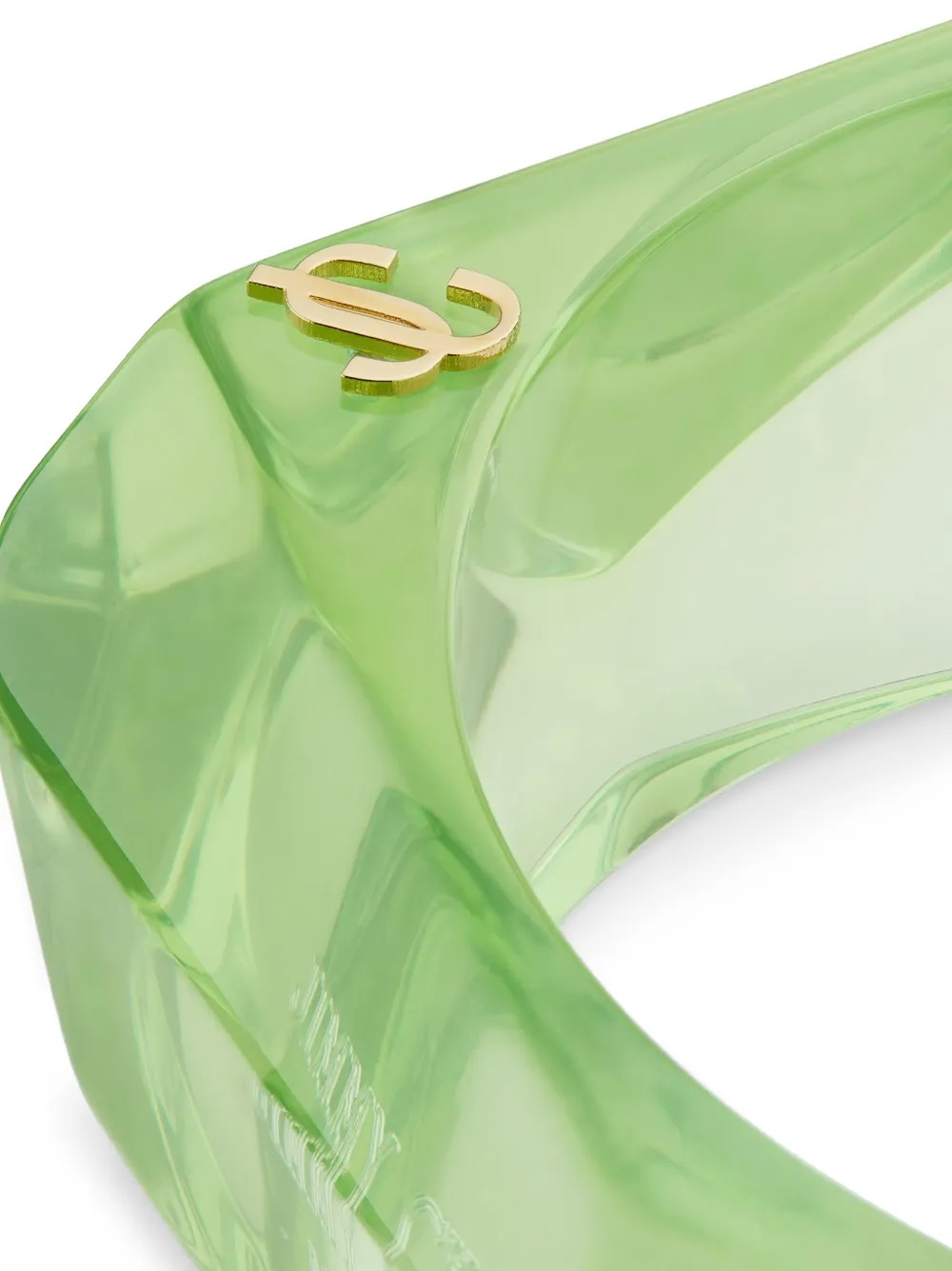  Jimmy Choo Pulsera Faceted - Verde 