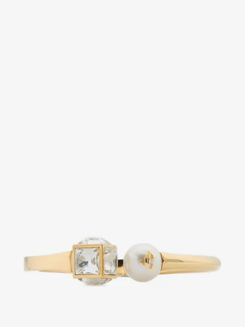 Jimmy Choo pulsera JC Cube Cuff grande
